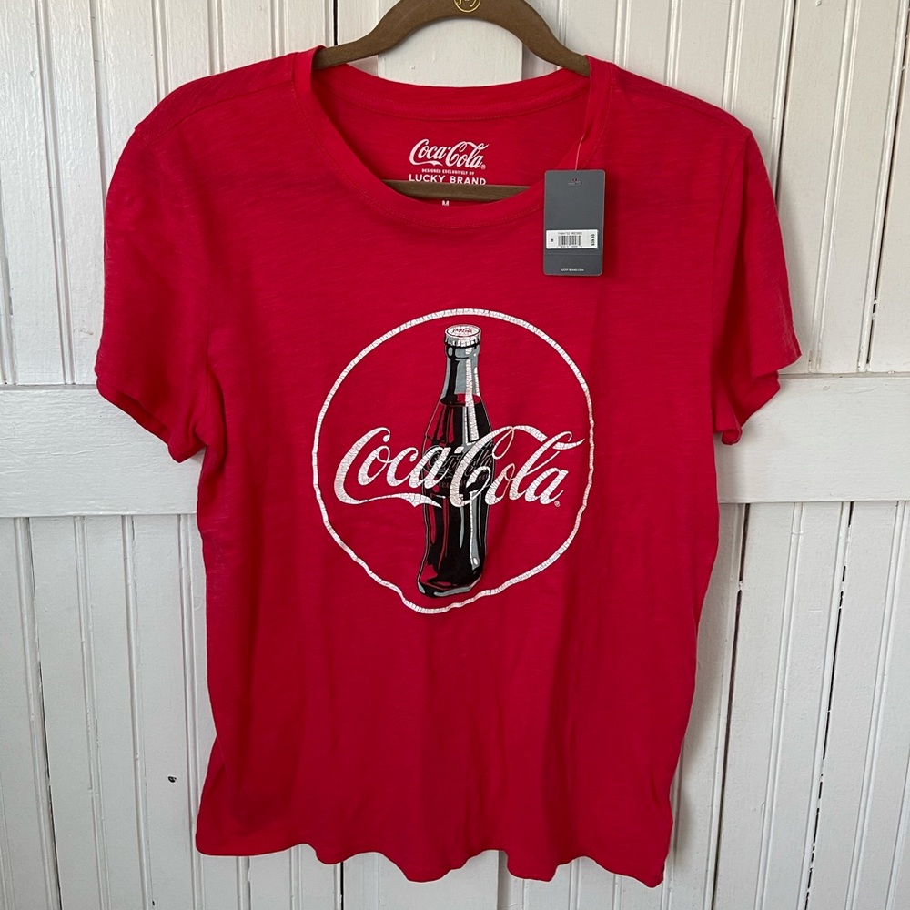 Lucky Brand Coca-Cola distressed tee